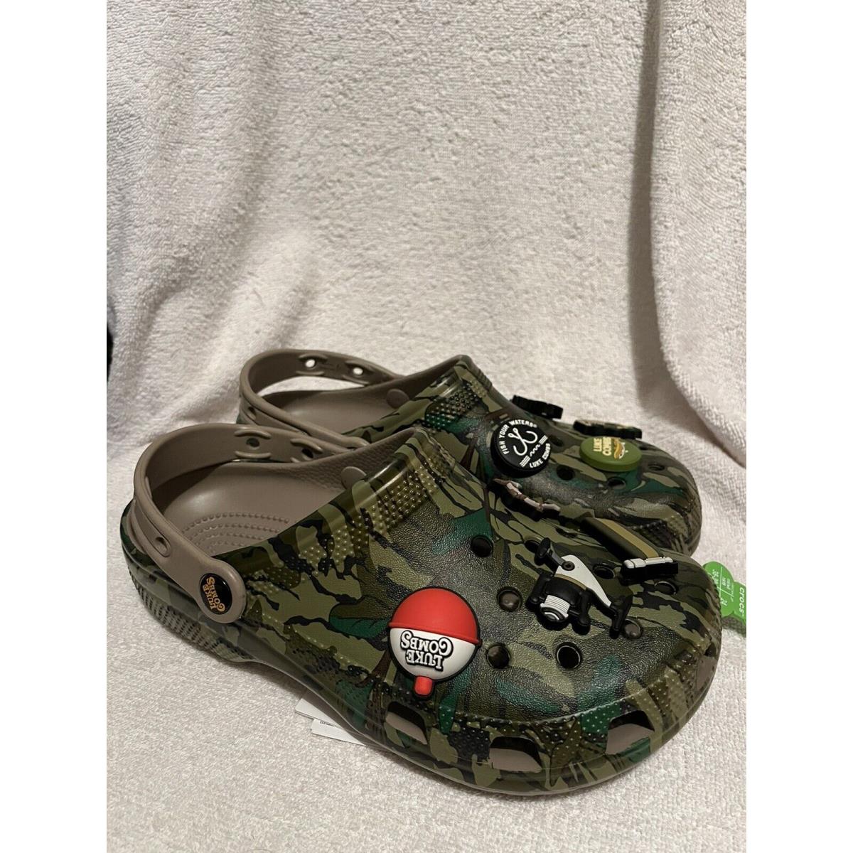 Luke Combs x Classic Crocs Bootleggers Camo Mossy Oak Men Size 6 Women`s 8