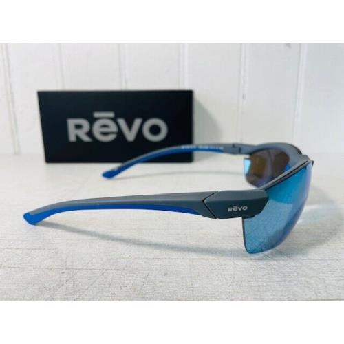 Revo RE1238 00 BL Incline Matte Grey w Polarized Blue Water Lens Sport Suns