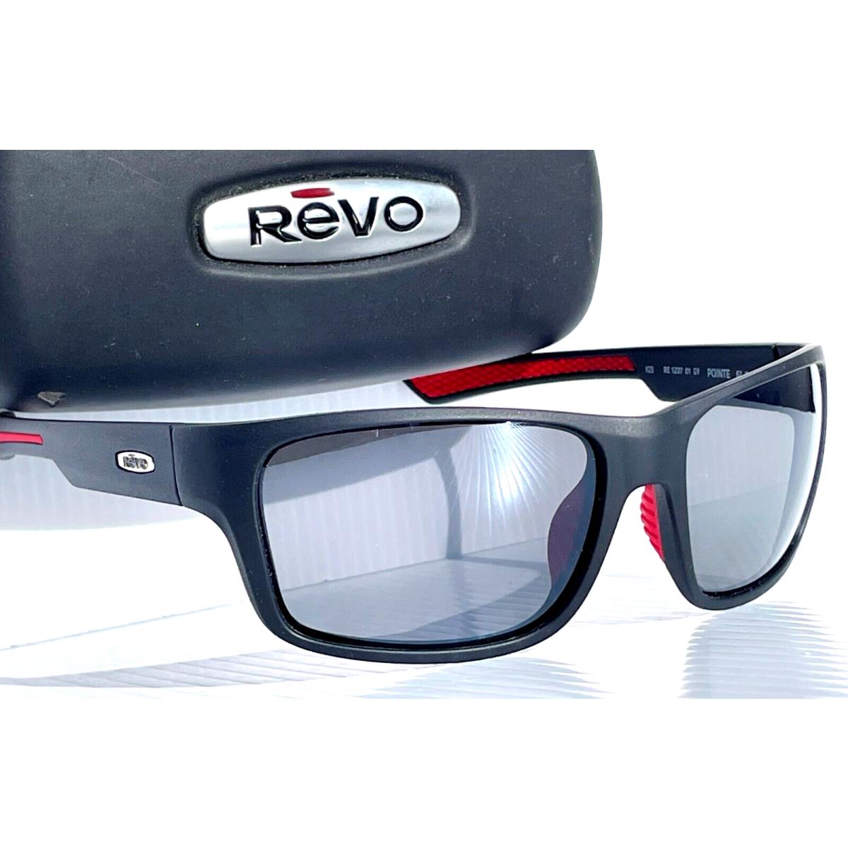 Revo Pointe Matte Black Polarized Graphite Lens Sunglass RE 1237 01 GY