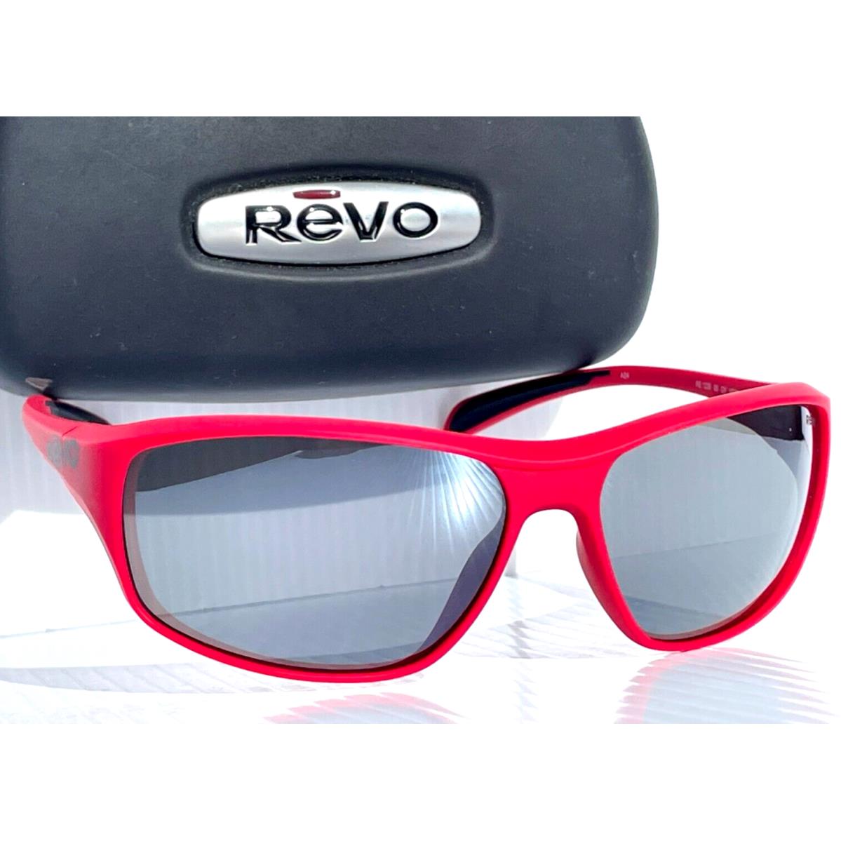 Revo Vertex Matte Red Polarized Graphite Grey Lens Sunglass RE 1239 06 GY