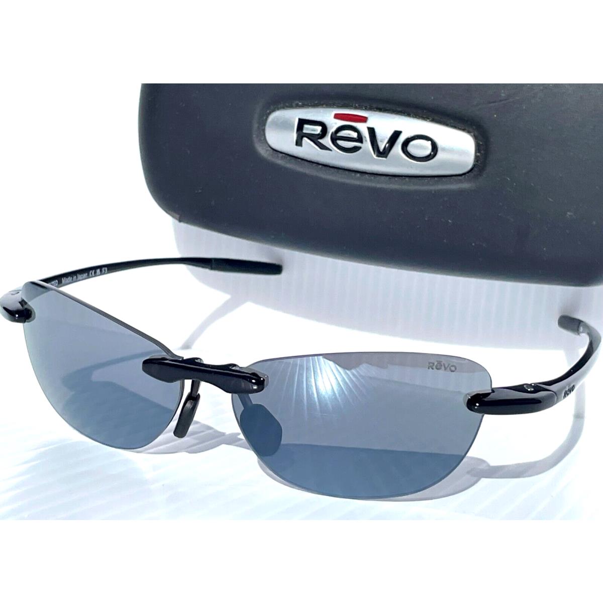 Revo Descend Pro Petite Shiny Black Polarized Grey Lens Sunglass 1243 01 GY