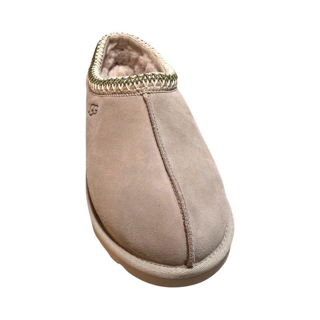 Ugg Men`s Tasman Suede Slippers Oyster Grey 5950 Shoes - Oyster