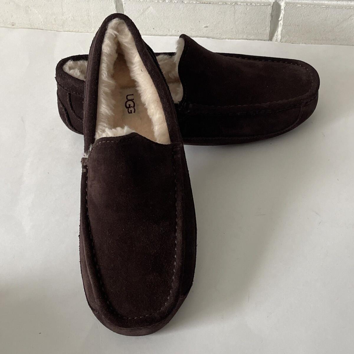 Men Ugg 1101110 Australia Ascot Suede Slipper Shoes Brown Size 9