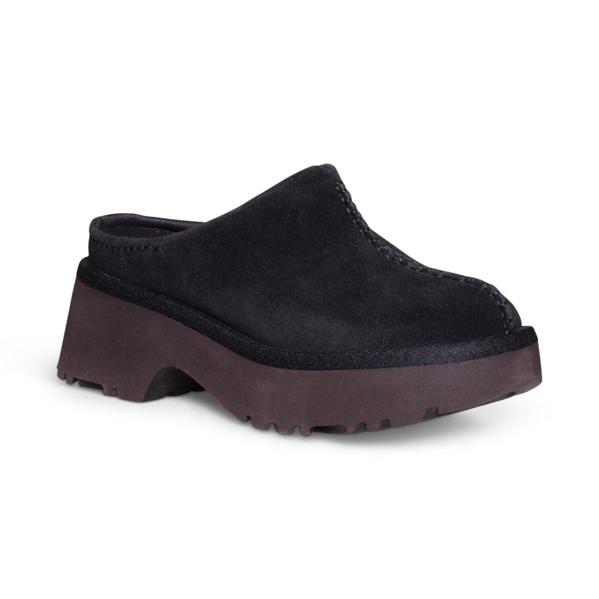 Ugg Heights Clog Black Suede Slip ON Women`s Shoes Size US 7/UK 5