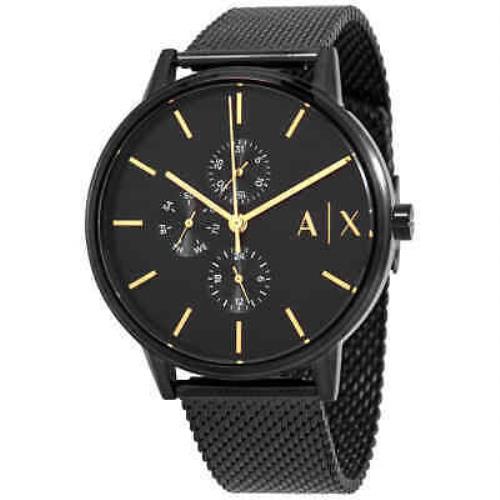 Armani Exchange Cayde Chronograph Quartz Black Dial Men`s Watch AX2716