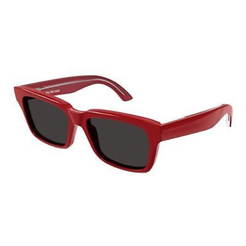 Balenciaga BB0346S-004 Red Red Grey Sunglasses