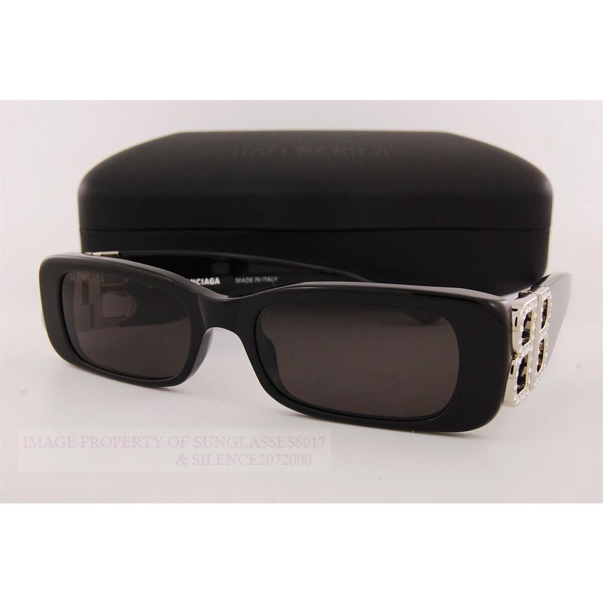 Balenciaga Sunglasses BB 0096/S-017 Black/dark Grey For Women