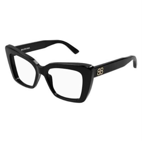 Balenciaga BB0297O Eyeglasses 001 Black