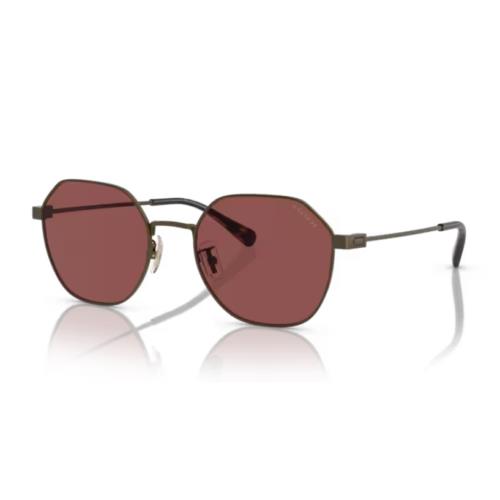Coach Men`s 54mm Antique Gold Sunglasses HC7155-933375-54