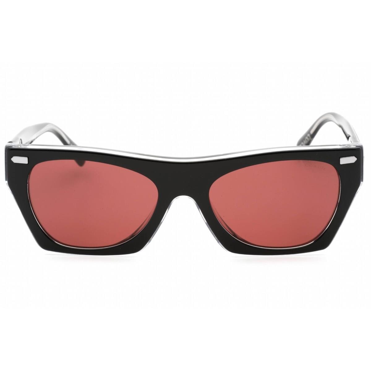 Coach Women`s Sunglasses Black/transparent Plastic Full Rim 0HC8389U 572875