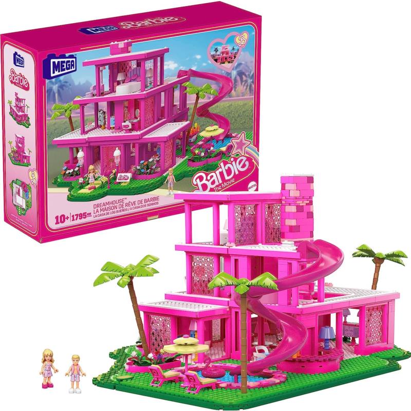 Barbie Mega Barbie The Movie Building Toys For Adults Dreamhouse with 1