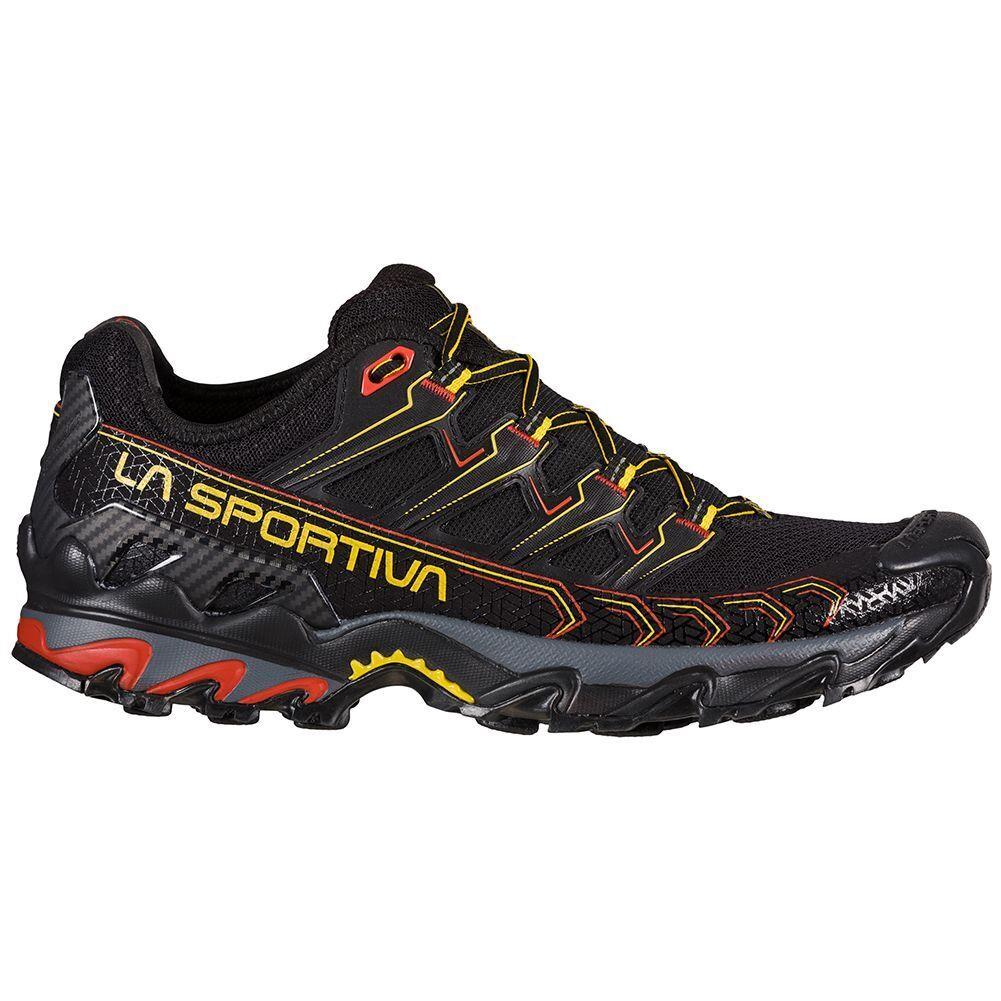 La Sportiva Ultra Raptor II Men`s Trail Running Shoes Black/yellow M45