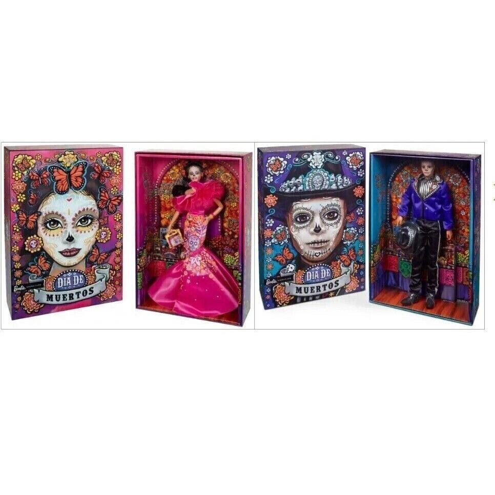 IN Stock Barbie Ken Dia De Los Muertos 2023 Doll Set Day of The Dead Mattel