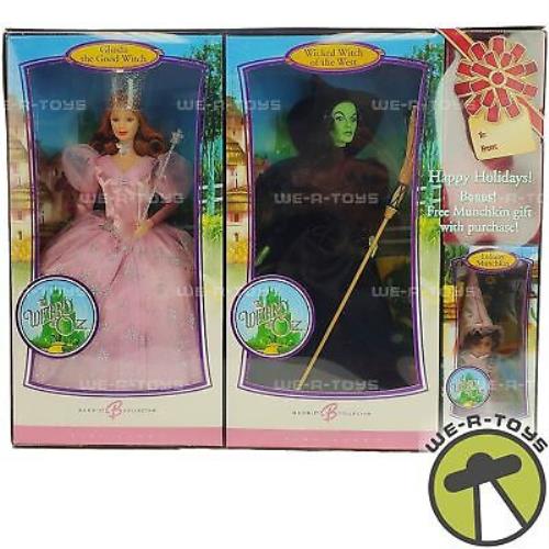 Barbie Wizard of Oz Glinda The Wicked Witch of The West Gift Pack 2006 Nrfb