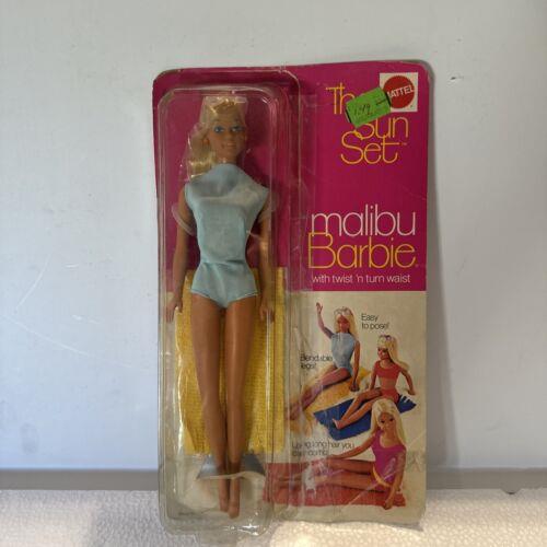 Vintage Mattel The Sun Set Malibu Barbie Doll W Earrings Rare 1067