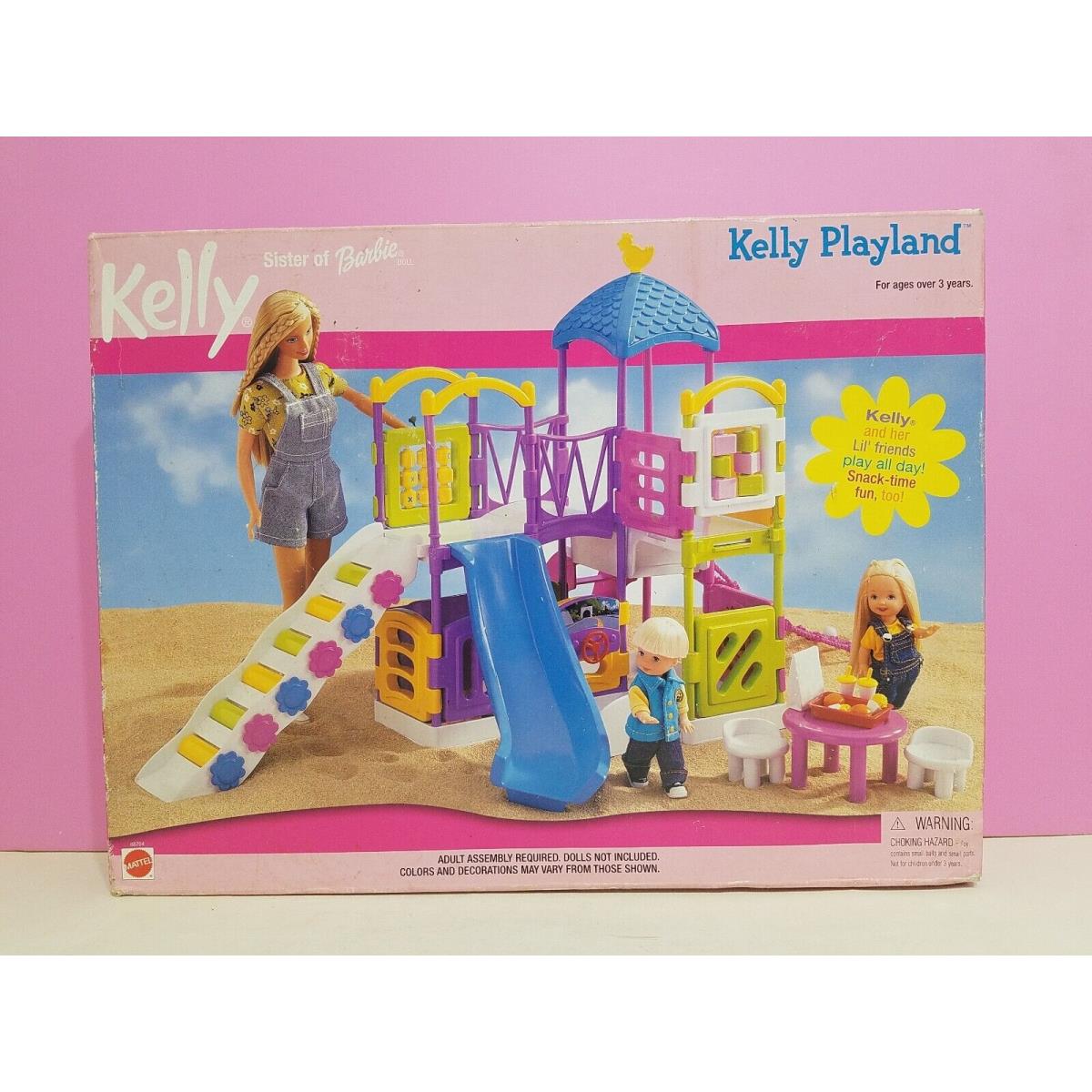 Vintage 2001 Kelly Sister Of Barbie Playland Play-set 88704