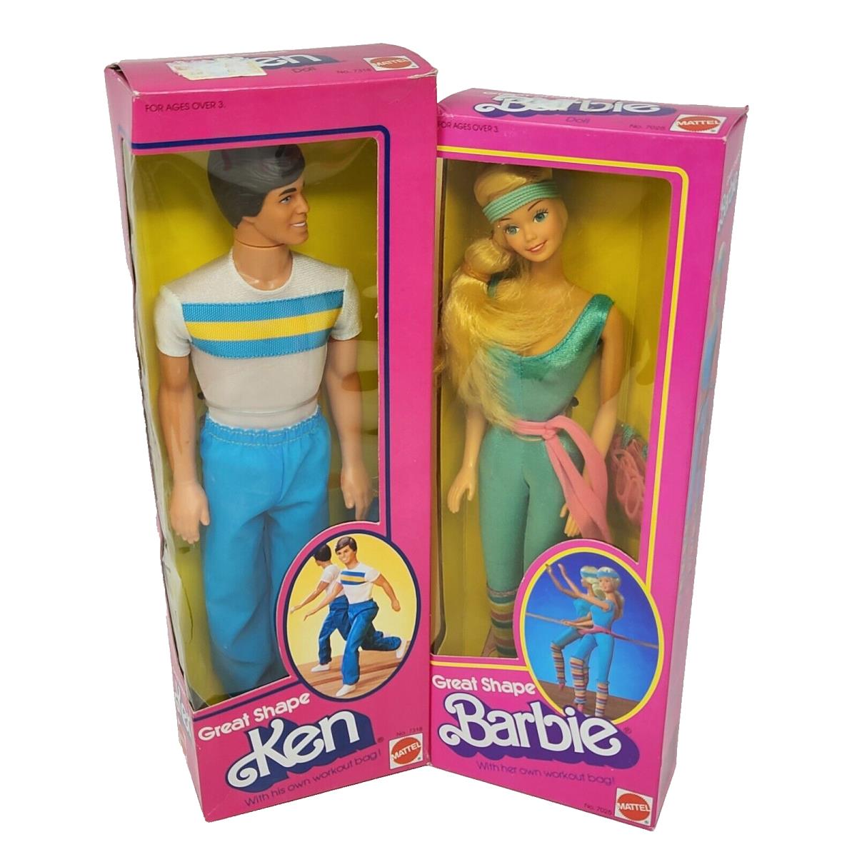 Vintage 1983 Great Shape Barbie Ken Doll Mattel IN Box 7025 7318