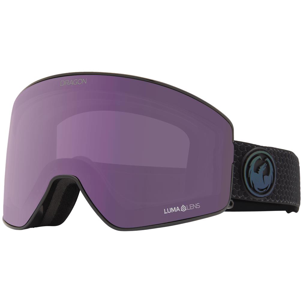 Dragon Alliance Pxv2-Silicone Strap Goggles In One Size SPLIT/LUMALENS VIOLET