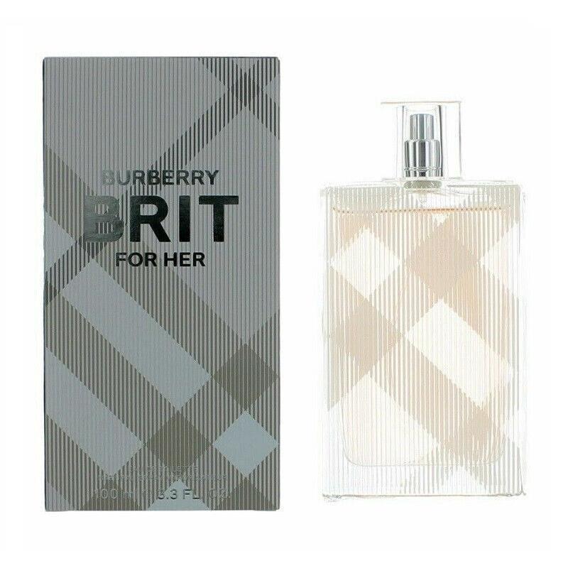 Burberry Brit Women 3.3 3.4 oz 100 ml Eau De Toilette Spray Package