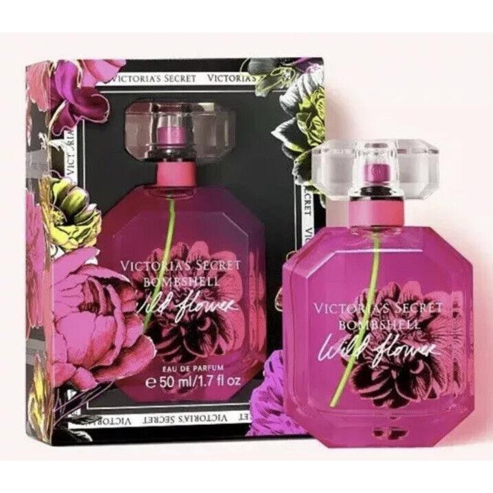 Victoria`s Secret Bombshell Wildflower Eau de Parfum 1.7 Fl.oz. Lot of 2