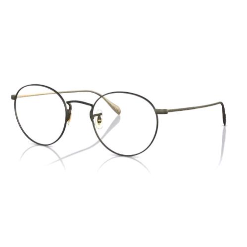 Oliver Peoples Coleridge OV1186 5318 47 Antique Brown Round Men`s Eyeglasses