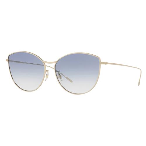 Oliver Peoples Rayette OV1232S 5035 Gold/light Blue Gradient Women`s Sunglasses