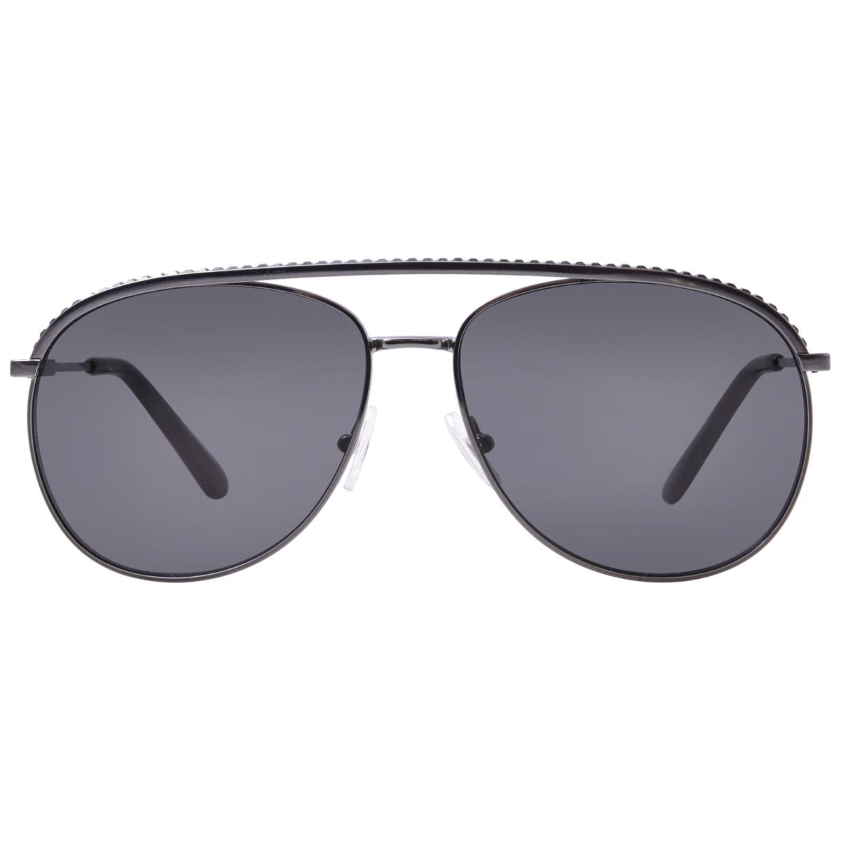 Swarovski SK7005 401187 Sunglasses Women`s Dark Silver/dark Grey Pilot 61mm