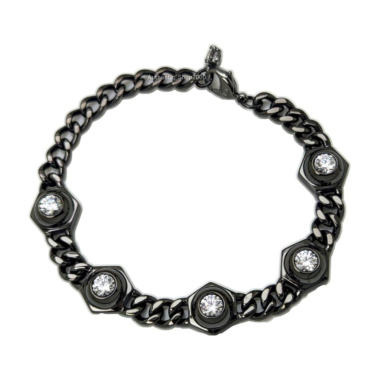 Swarovski Unisex Black Ruthenium Plated Crystal Numina Bracelet 5692605