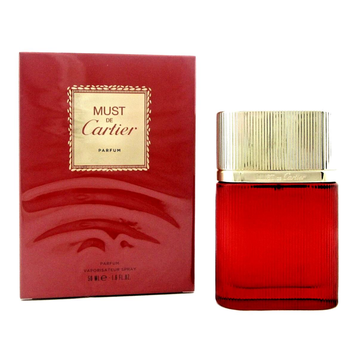 Must De Cartier by Cartier 1.6 oz./50 Ml. Parfum Spray For Women. Box