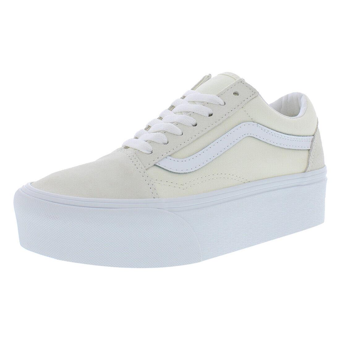 Vans Old Skool Stackform Unisex Shoes - Marshmallow, Main: Off-White