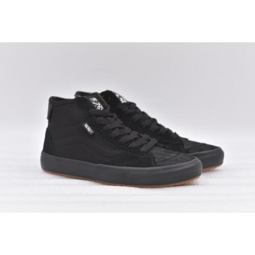 Women`s Vans The Lizzie Suede High Top Skate Shoes in Fatigue Black Size 5