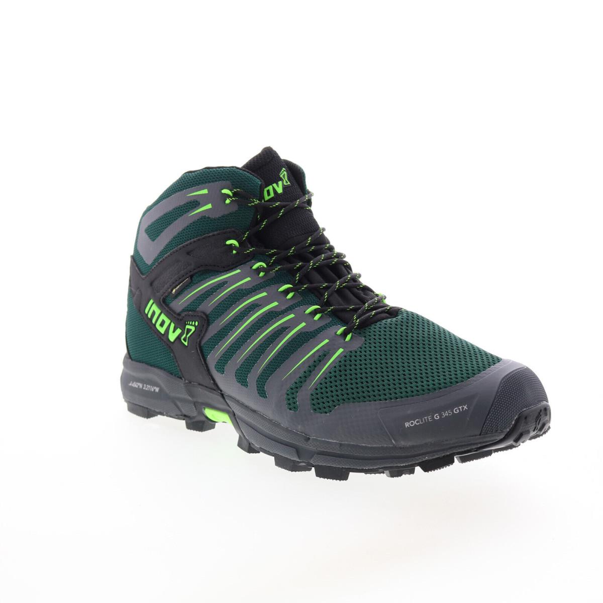 Inov-8 Roclite G 345 Gtx 000802-GAGR Mens Green Synthetic Hiking Boots