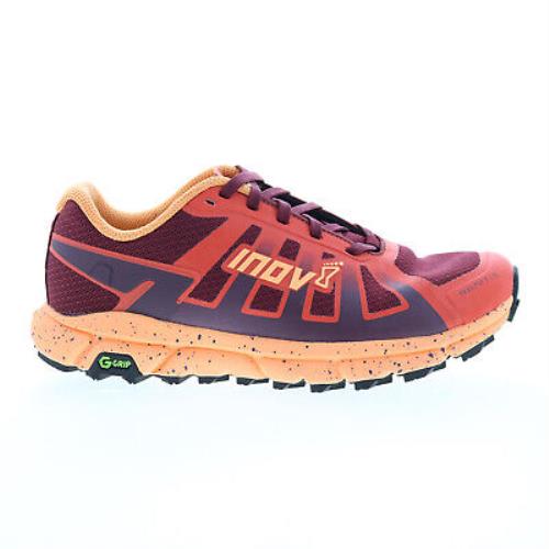 Inov-8 Trailfly G 270 001059-RDBUOR Womens Burgundy Athletic Hiking Shoes 7 - Burgundy