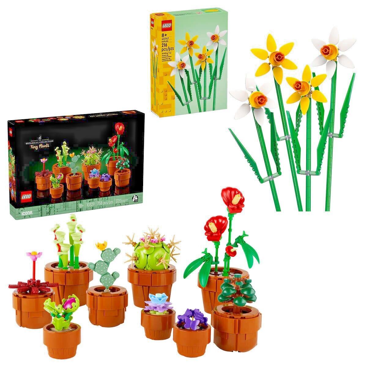 Legos For Adults Lego Sets Flowers Botanical Tiny Plants 10329 Daffodils 40747