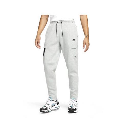 Nike Men`s Sportswear Tech Fleece Utility Pants DM6453-063 Grey/black XS-3XL - Grey/Black