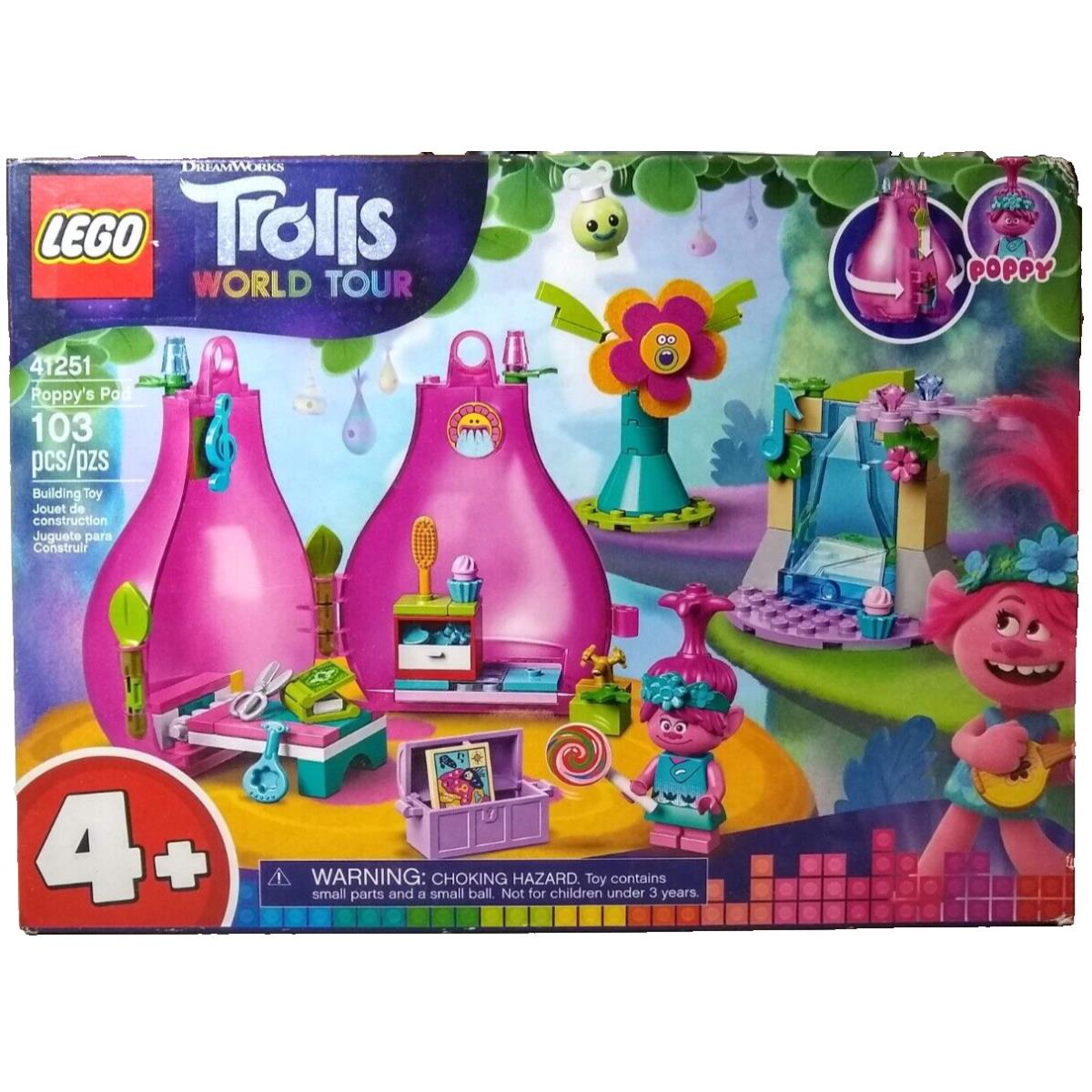 Lego Trolls World Tour 41251 Poppy`s Pod Set