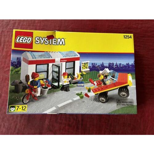 Vtg Lego Shell Petrol Set 1254 Gas Station Car Store City 1999