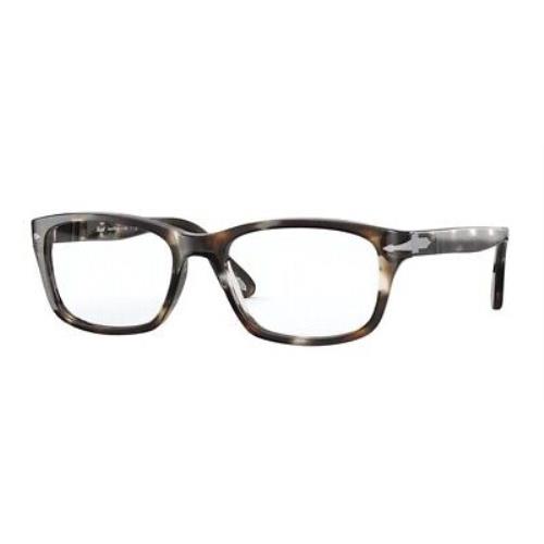 Persol 0PO3092V 9052 Striped Brown Demo Lens 50 mm Men`s Eyeglasses