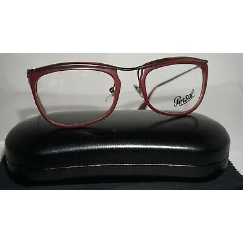 Persol Eyeglasses Matte Burgundy Brown 3083-V 1006 53 19 145