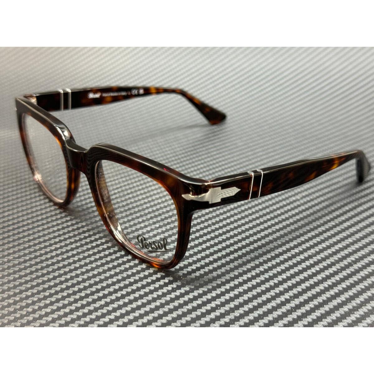 Persol PO3325V 24 Brown Havana Men`s 52 mm Eyeglasses