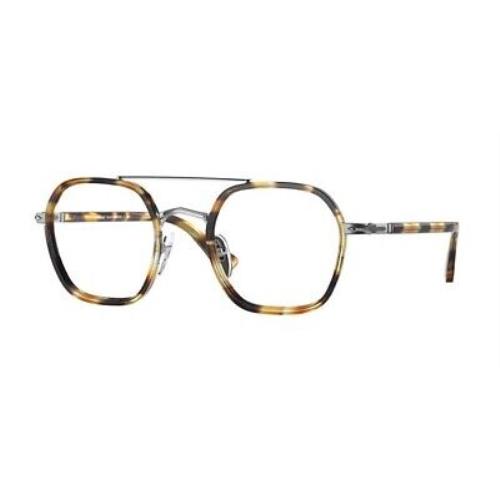 Persol PO2480V 1106 Stripped Honey Clear 48 mm Unisex Eyeglasses