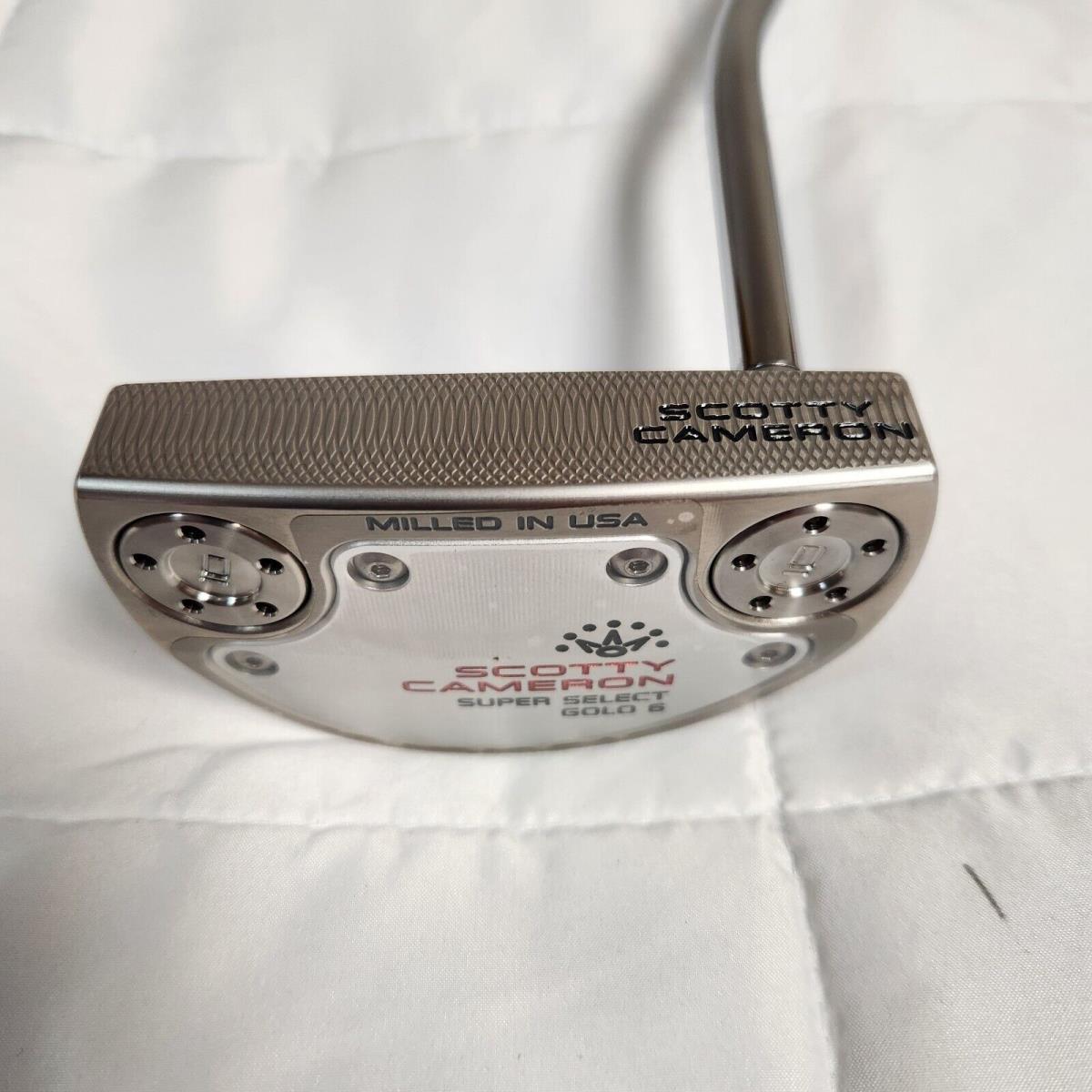 2023 Scotty Cameron Super Slect Golo 6 Putter 35 Right-handed Read