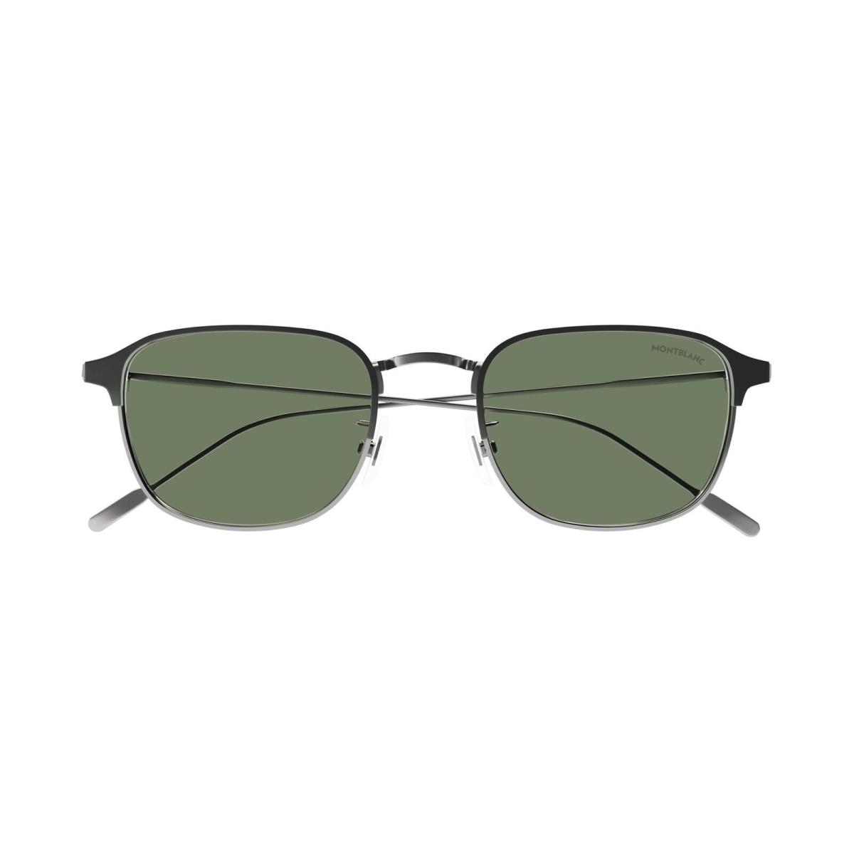 Montblanc Men`s 54mm Ruthenium Sunglasses MB0189S-005-54