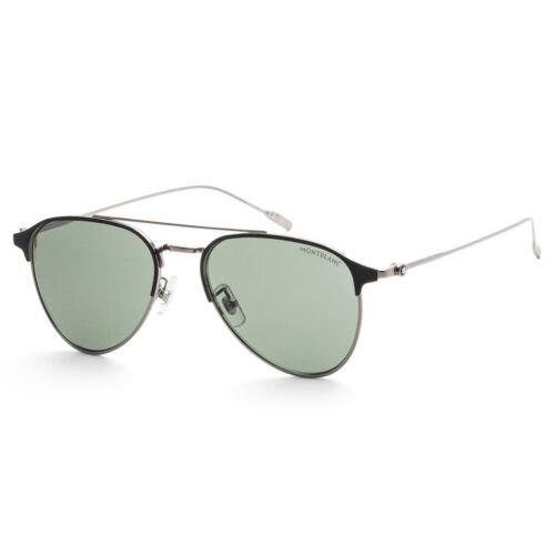 Montblanc Men`s 55mm Ruthenium Sunglasses MB0190S-002-55