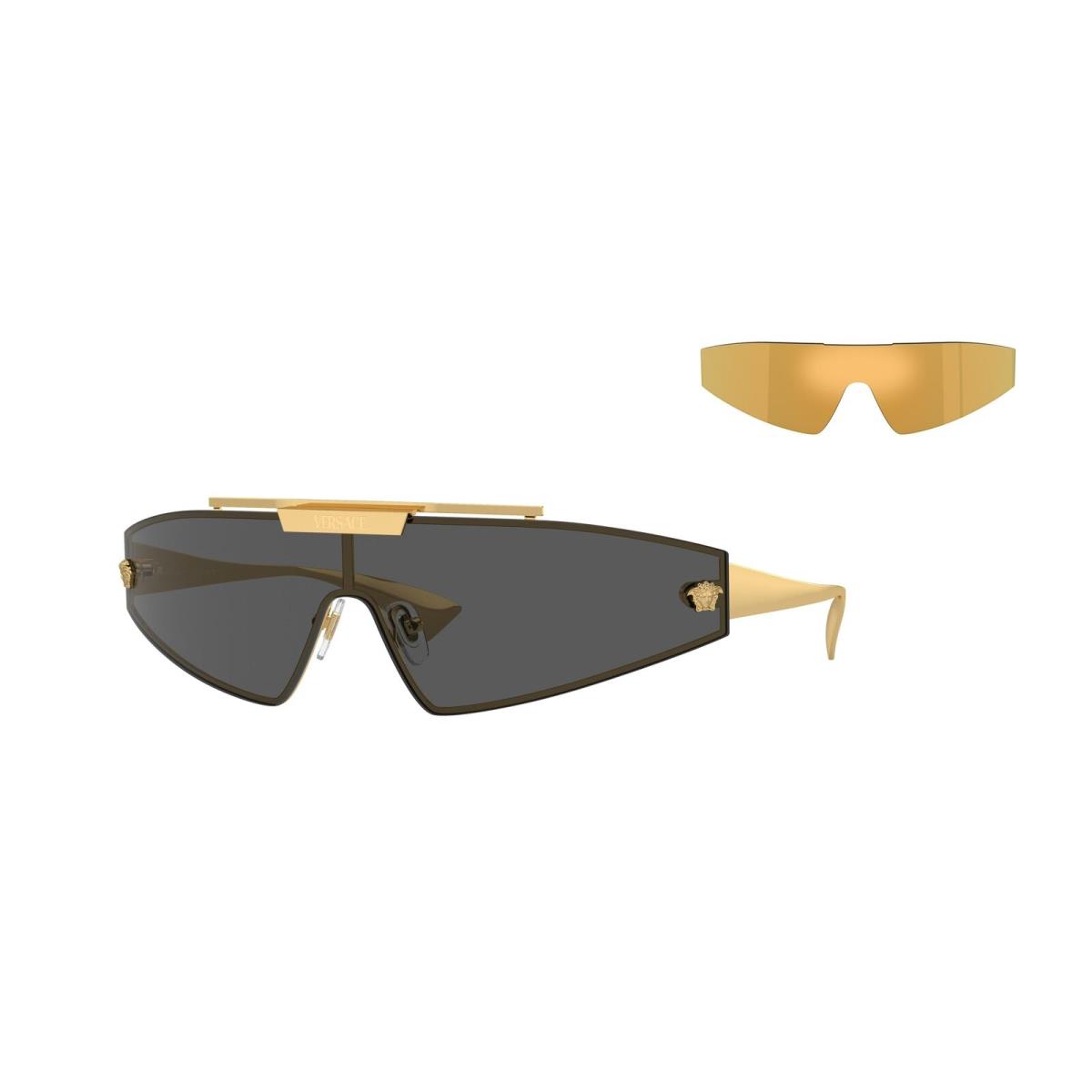 Versace 2265 Sunglasses 100287 Gold