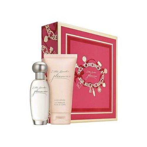 Estee Lauder `pleasures` Captivating Duet Limited Edition Perfume Body Lotion