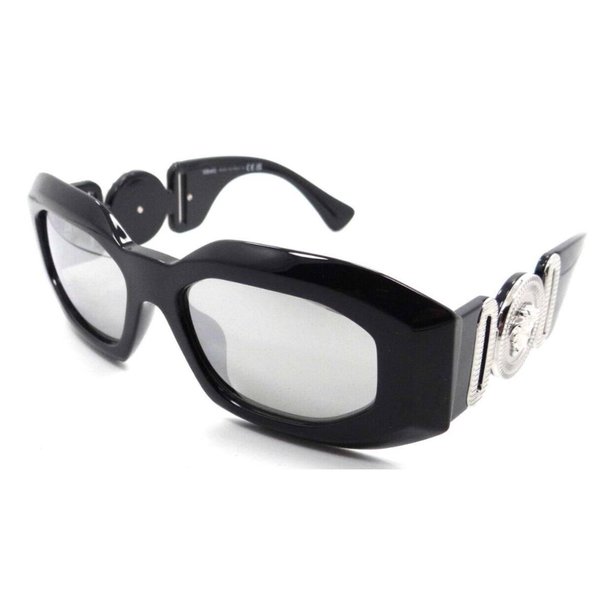 Versace Sunglasses VE 4425U 5422/6G 53-18-145 Shiny Black / Silver Mirror Italy