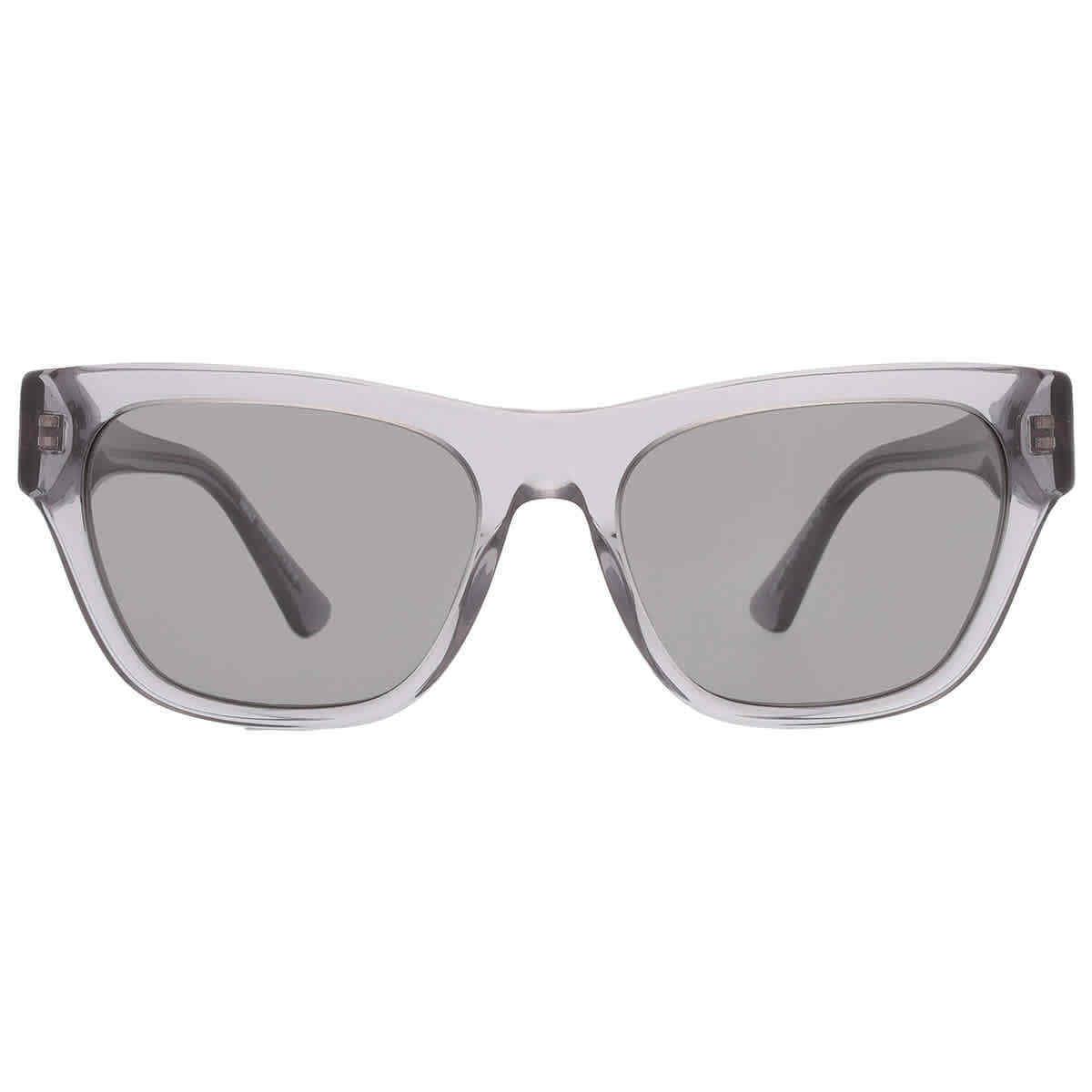 Versace Dark Grey Square Men`s Sunglasses VE4457 543287 55 VE4457 543287 55