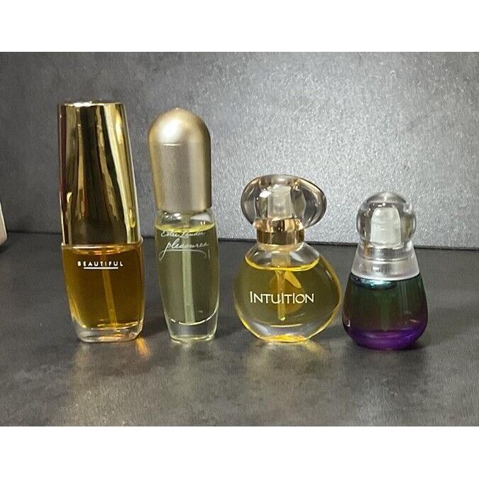 Est e Lauder Perfume Treasures Pleasures Beautiful Intuition Paradise Parfum Set