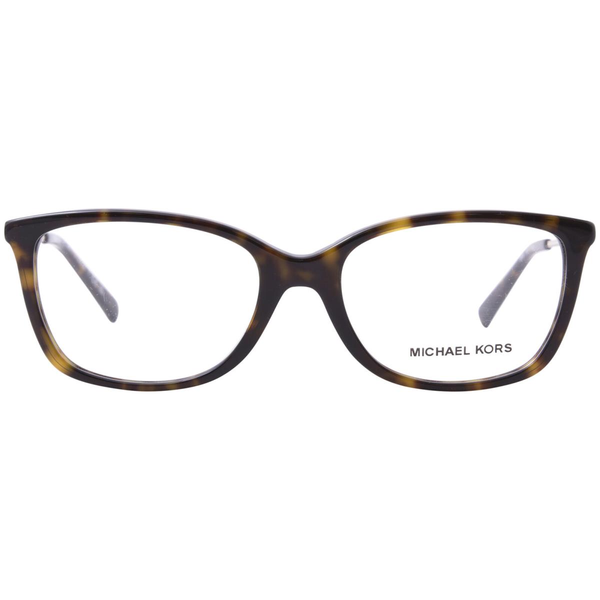 Michael Kors Pamplona MK4092 3006 Eyeglasses Women`s Dark Tortoise Full Rim 54mm